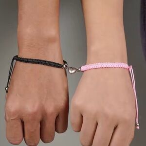 Couple friends Heart heart Bracelets Valentine's day gift